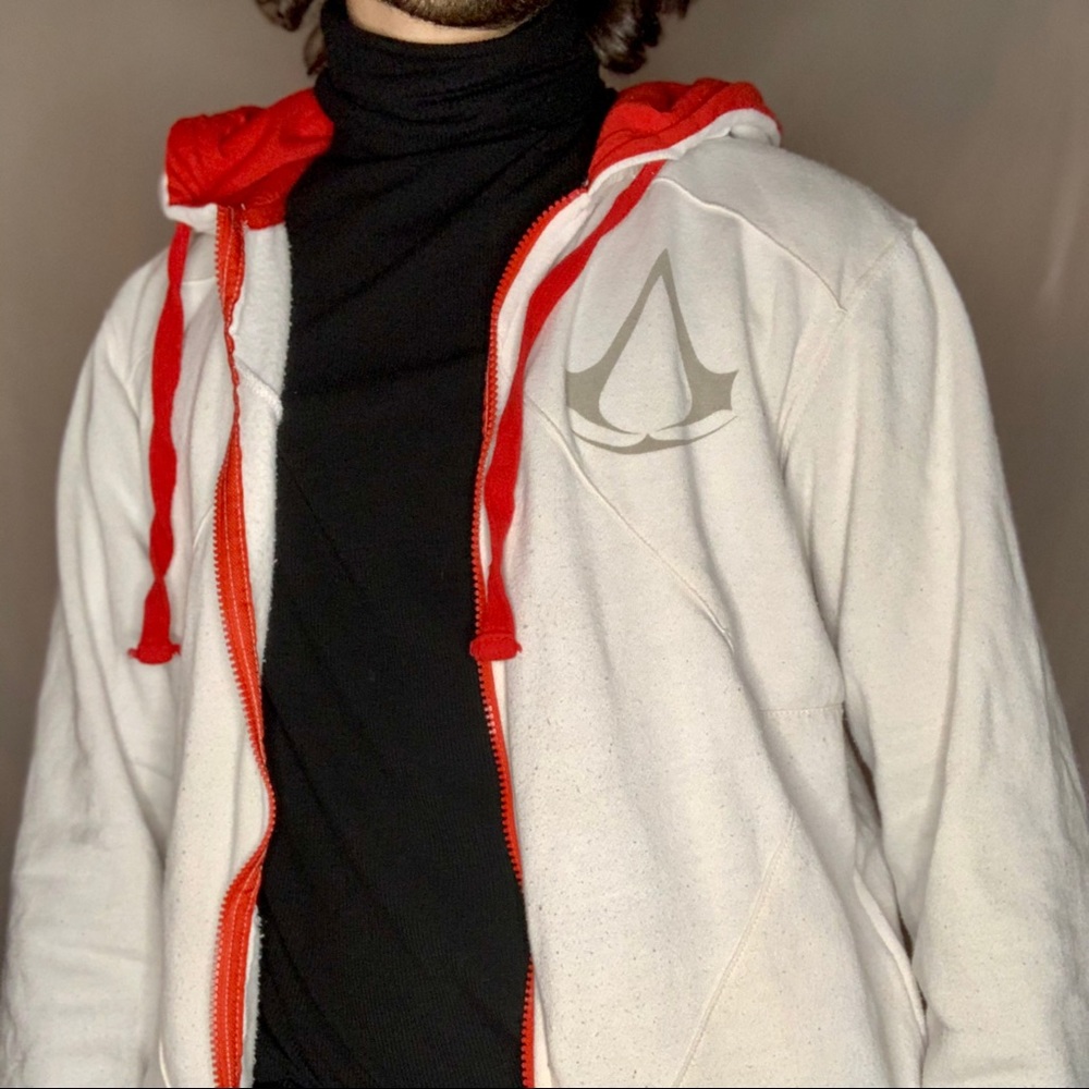 White Assassins Creed Desmond Miles Hoodie